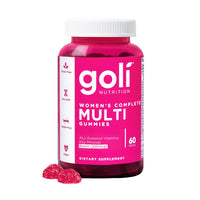 Goli® Women’s Multivitamin Gummies - 60 Count - All 13 Essential Vitamins and Key Minerals - Kosher Gluten-Free Vegan and Non-GMO.